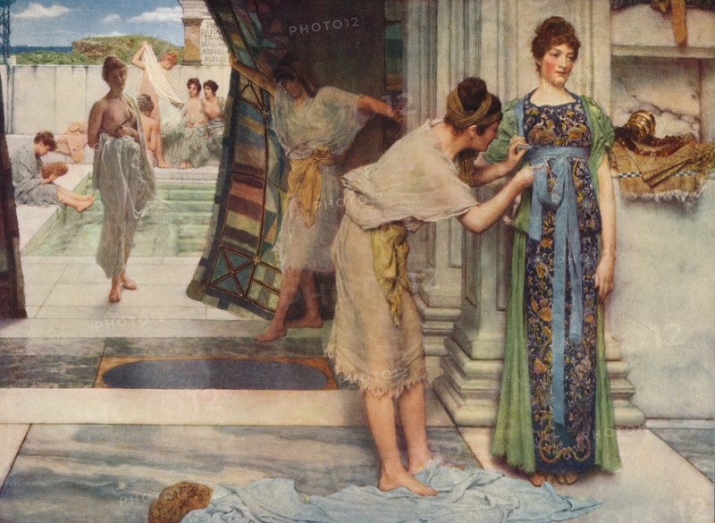 'The Frigidarium', 1890, (c1915). Artist: Sir Lawrence Alma-Tadema.