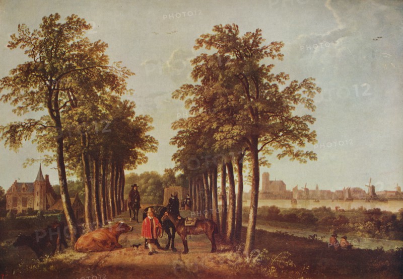 'Avenue at Merdervort',  c1650-1652, (c1915). Artist: Aelbert Cuyp.