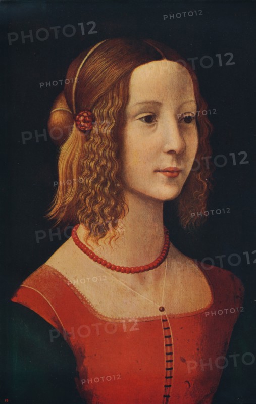 'Portrait of a Girl', c1490, (c1915). Artist: Unknown.