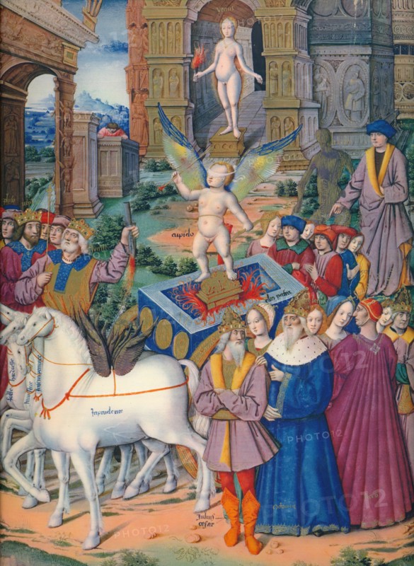 'The Triumph of Love', c15th century, (1937). Artist: Emile- Aurele Van Moe.