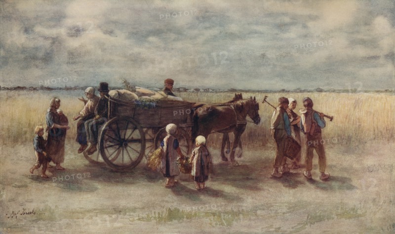 'Potato Harvest', 1844, (c1915). Artist: Jozef Israels.
