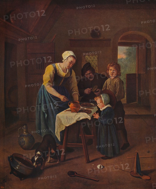 'Grace Before Meat', c1665, (c1915). Artist: Jan Steen.