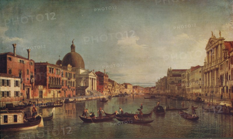 'A View on the Grand Canal Venice', c1740, (c1915). Artist: Canaletto.