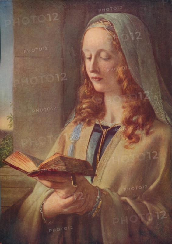 'Maiden Meditation', 1847, (c1915). Artist: Charles West Cope.