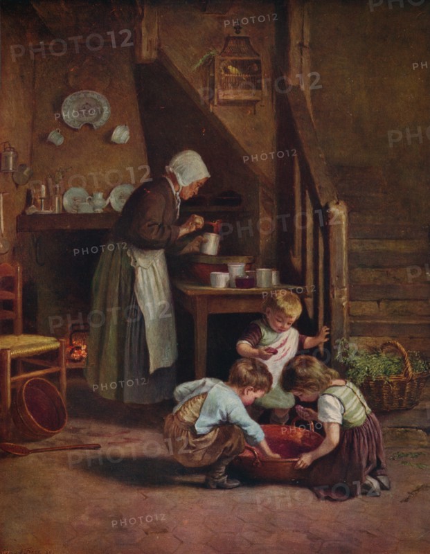 'Making Jam', 1880, (c1915). Artist: Pierre Edouard Frere.
