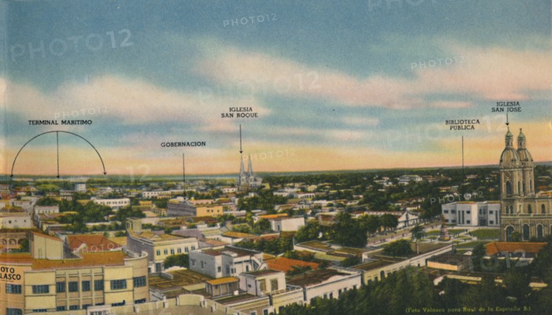 'Panorama of Barranquilla (Central Sector)', c1940s. Artist: Unknown.