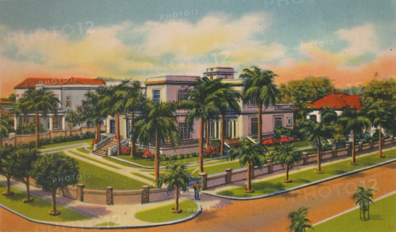 'Modern residence in El Prado, Barranquilla', c1940s. Artist: Unknown.
