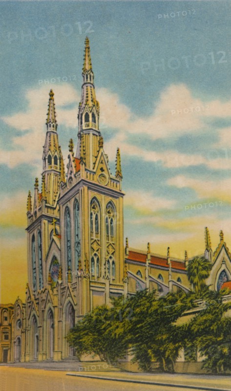 'San Roque Church, Barranquilla', c1940s. Artist: Unknown.