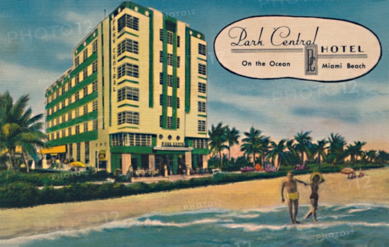 'Park Central Hotel - On the Ocean, Miami Beach', c1940s. Artist: Unknown.