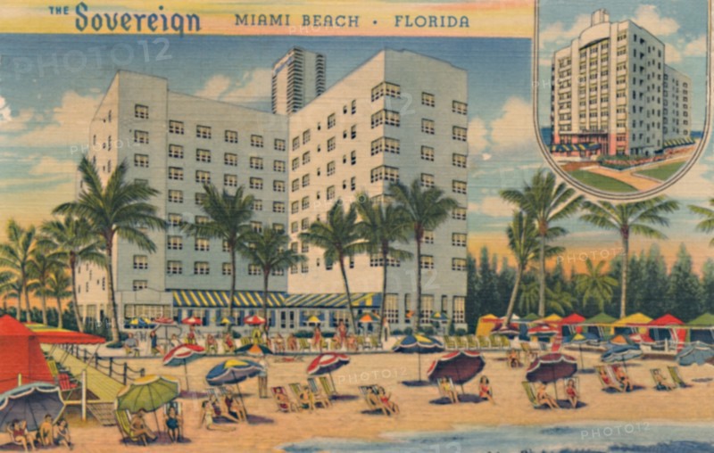 'The Sovereign. Miami Beach, Florida', c1940s. Artist: Unknown.