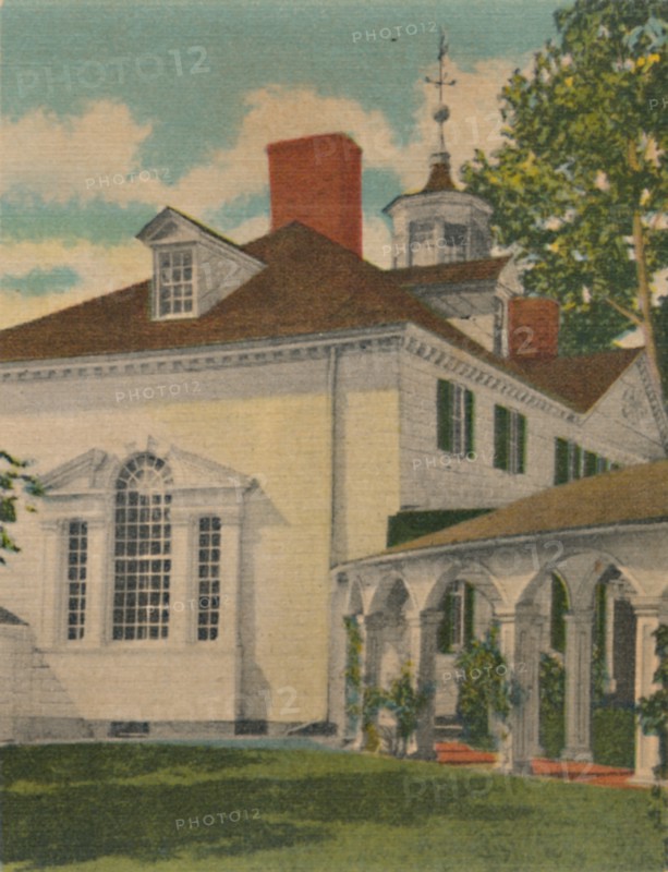 'Mansion, view of the north end', 1946. Artist: Unknown.