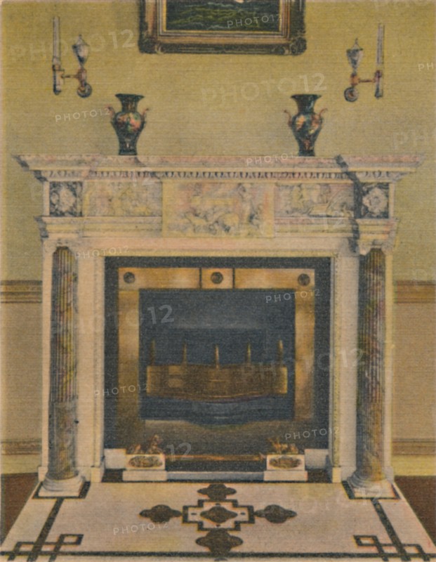 'The Banquet Hall Mantel', 1946. Artist: Unknown.