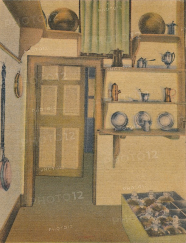 'The Butler's Pantry', 1946. Artist: Unknown.