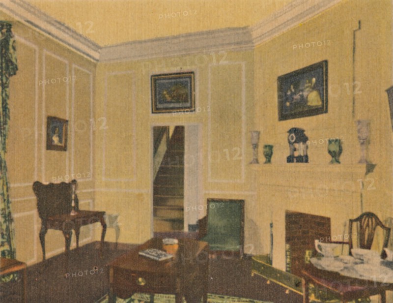 'Mrs. Washington's Sitting Room', 1946. Artist: Unknown.