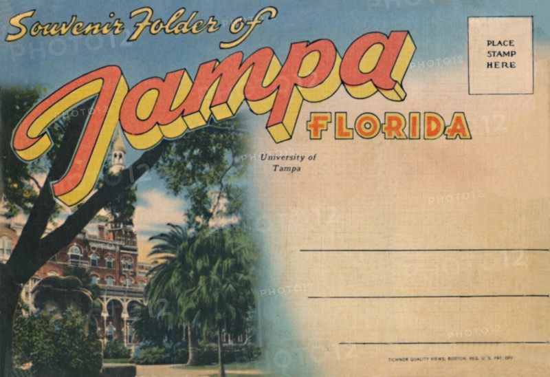 'Souvenir Folder of Tampa, Florida - University of Tampa', c1940s. Artist: Unknown.
