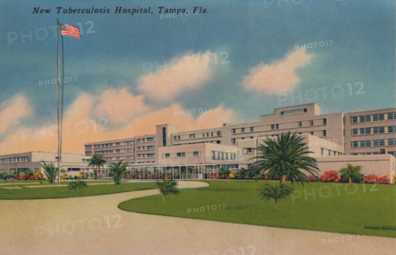 'New Tuberculosis Hospital, Tampa, Fla.', c1940s. Artist: Unknown.