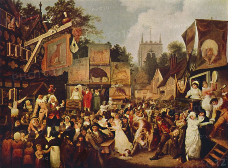'A Village Fair', 1942. Artist: Joseph Parry.