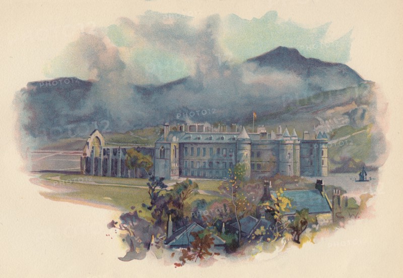 'Holyrood Palace', c1890. Artist: Charles Wilkinson.