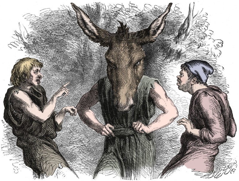 Scene from Shakespeare's A Midsummer Night's Dream. Artist: Unknown.