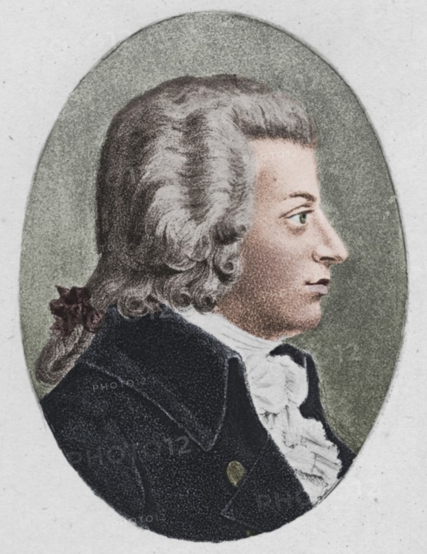 'Mozart.', 1895. Creator: Unknown.