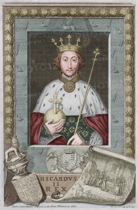 'King  Richard II', 1735. Artist: George Vertue.