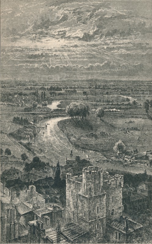 'View from the Round Tower', 1895. Artist: Unknown.
