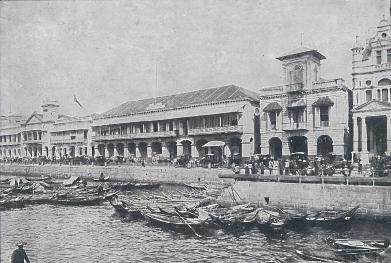 'Quay at Singapore', 1924. Artist: Unknown.