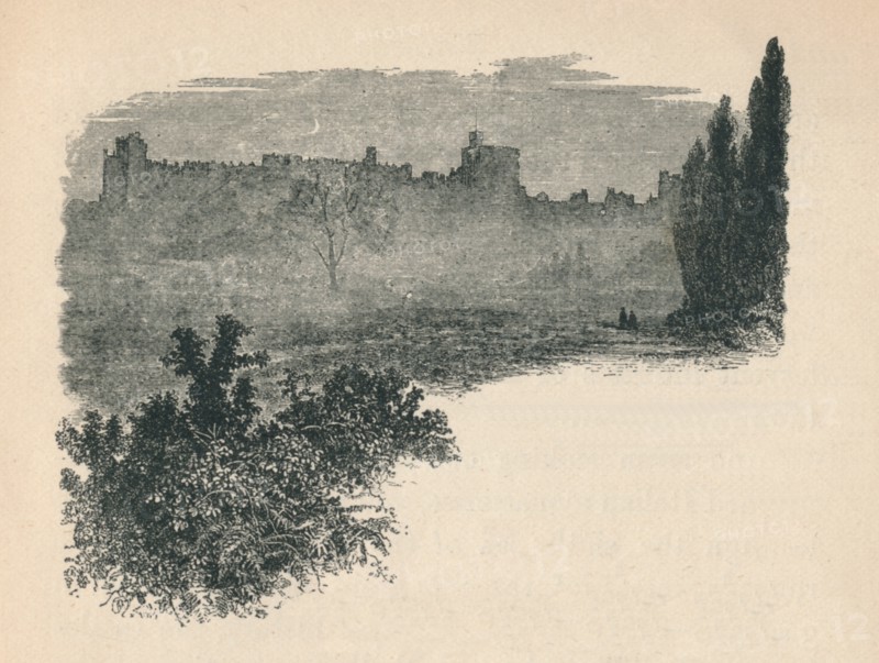 'Windsor Castle from the Home Park', 1895. Artist: Unknown.