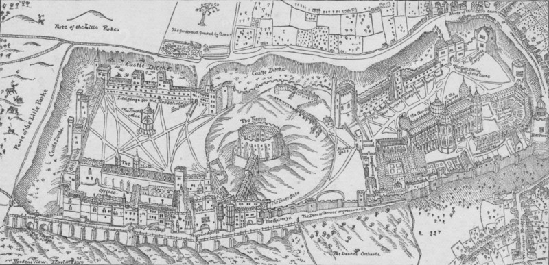 'Norden's View of Windsor Castle, 1607.' 1895. Artist: John Norden.