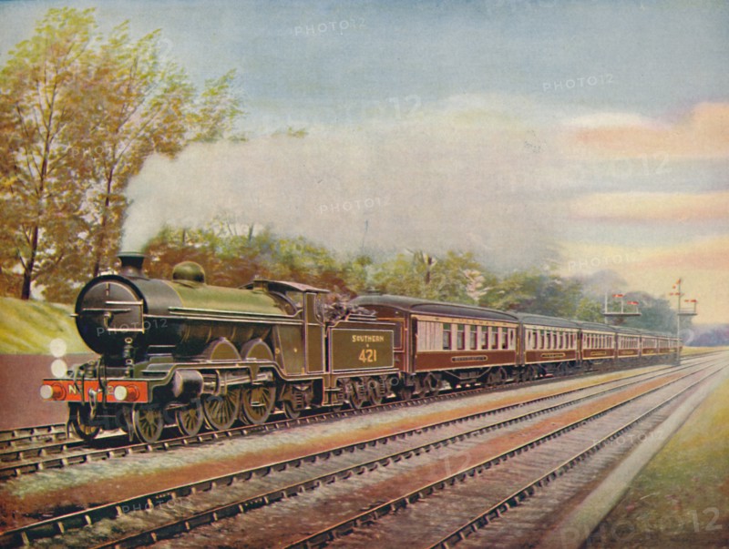'The Southern Belle Express, Southern Railway', 1926. Artist: Unknown.