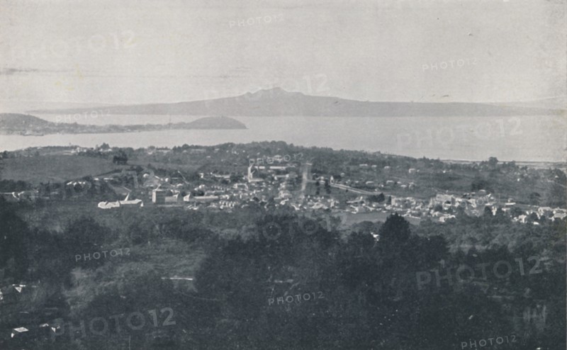 'Auckland Harbour', 1924. Artist: Valentine & Sons.