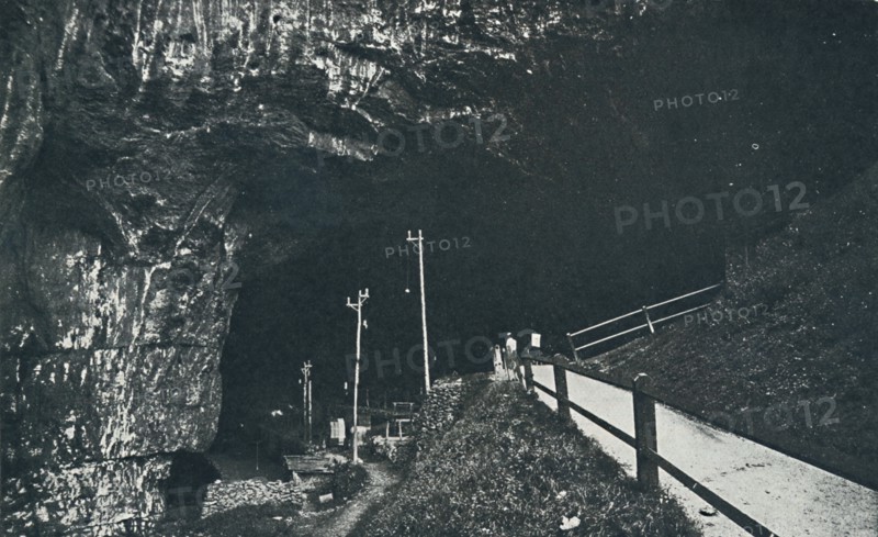 'Peak Cavern', 1910. Artist: Photochrom Co Ltd of London.