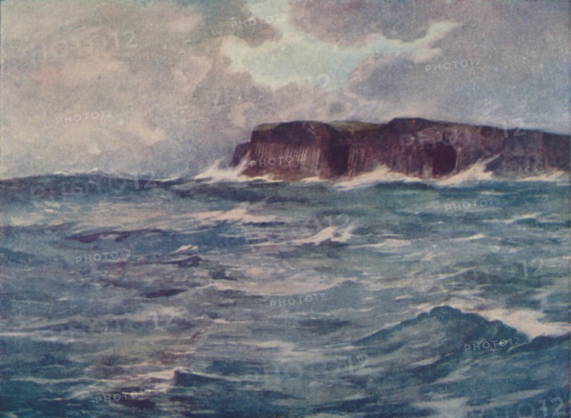 'Staffa and Its Caves', 1910. Artist: William Smith.