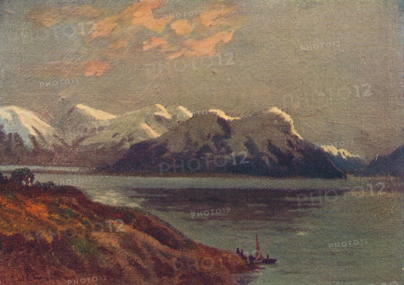 'The Strait of Magellan', 1916. Artist: E.W Christmas.