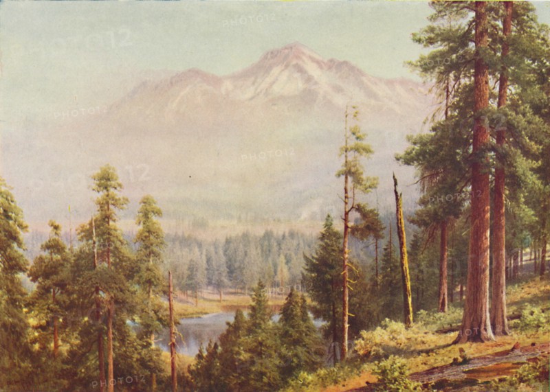 'Mount Shasta', 1916. Artist: Harold Sutton Palmer.