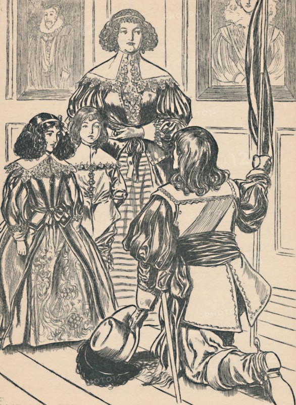'The Countess Receives The Banners', c1907. Artist: Unknown.