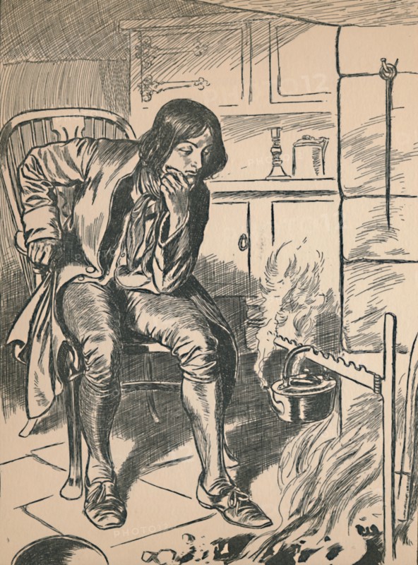 'Watching the Boiling Kettle', c1907. Artist: Unknown.