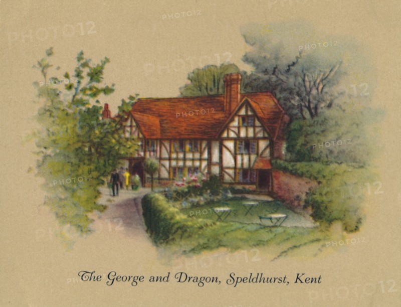 'The George and Dragon, Speldhurst, Kent', 1939. Artist: Unknown.