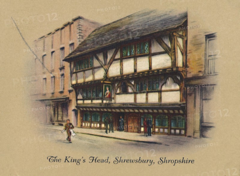 'The King's Head, Shrewsbury, Shropshire', 1939. Artist: Unknown.