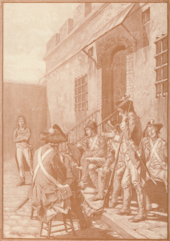 'Bonaparte Under Arrest, August, 1794', (1896) Artist: Unknown.