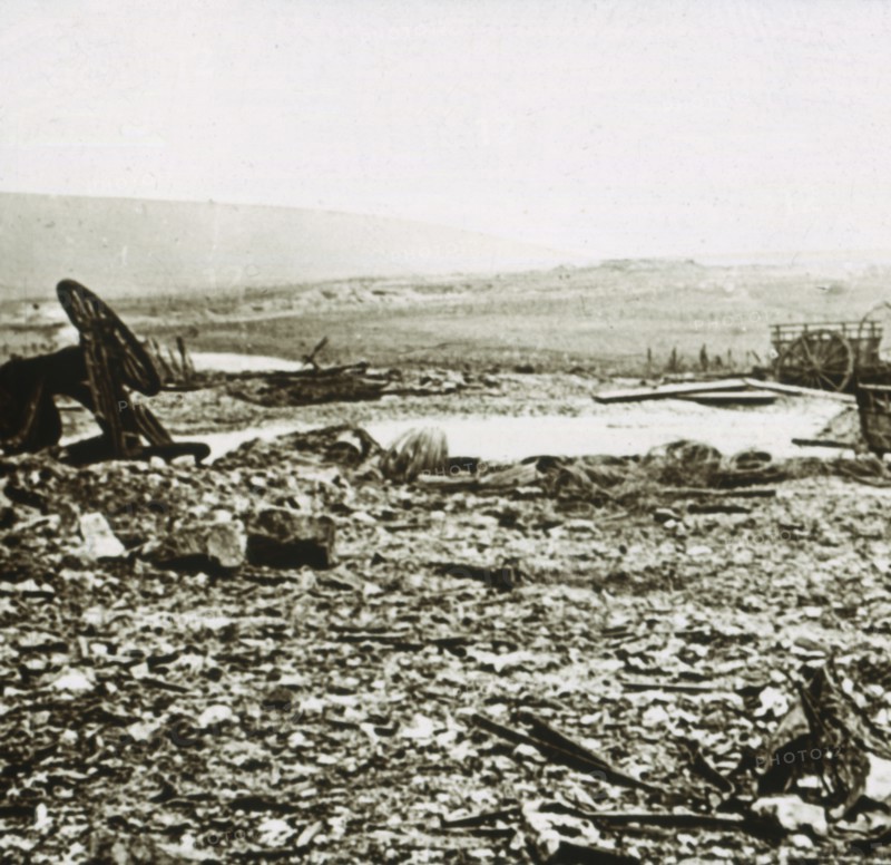 Road to Verdun, northern France, c1914-c1918. Artist: Unknown.