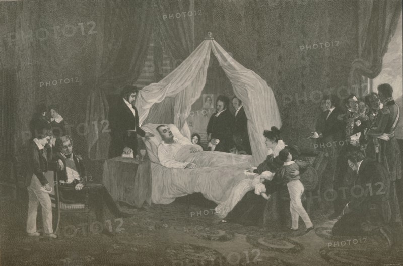 'Death of Napoleon I', 1821, (1896). Artist: Henry Wolf.