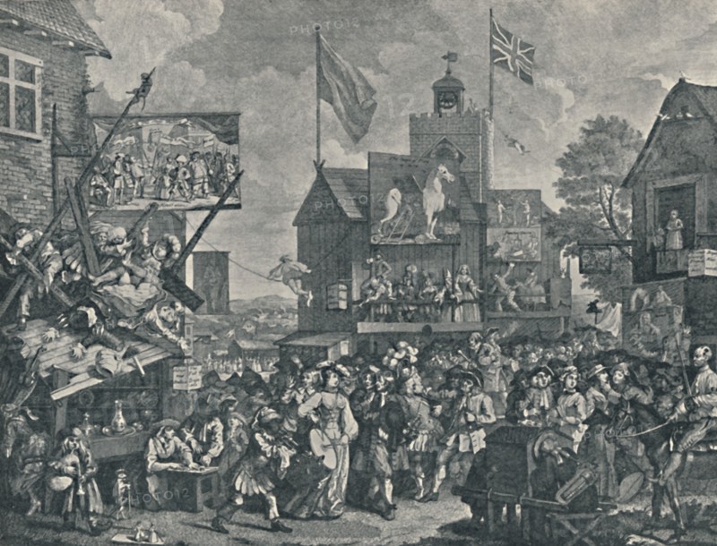'Southwark Fair, 1733', (1920). Artist: William Hogarth.