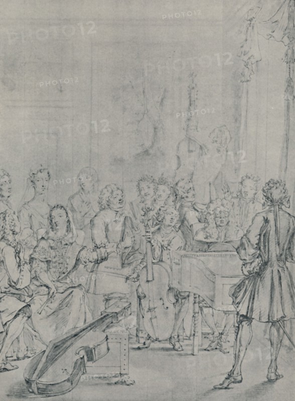 'A Concert in a Nobleman's House', 1736, (1920). Artist: Marcellus Laroon the Younger.