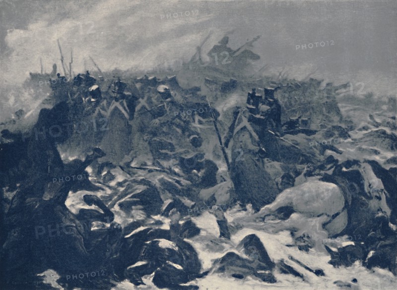 'The Fourteenth of the Line at Eylau', February 1807, (1896). Artist: Unknown.