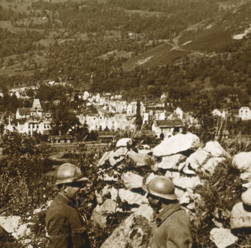 View of the lines, Metzeral, northern France, c1914-c1918. Artist: Unknown.