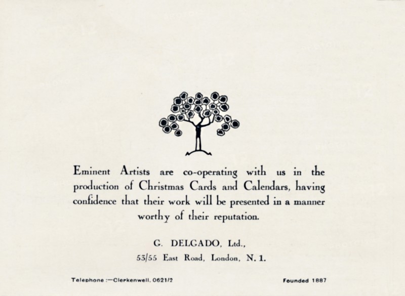 'Eminent Artists - G Delgado, Ltd.', 1935. Artist: Unknown.