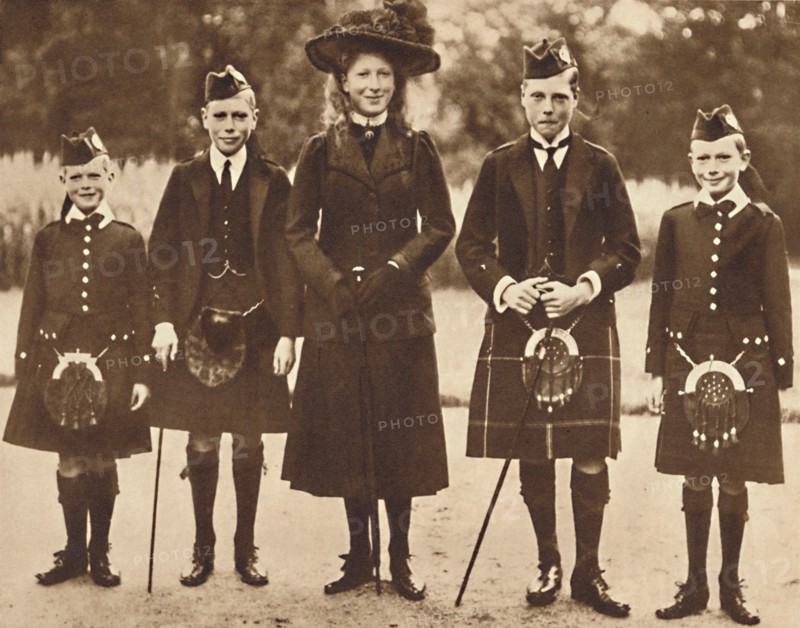 'The Children of King George V and Queen Mary', c1910, (1937). Creator: Unknown.