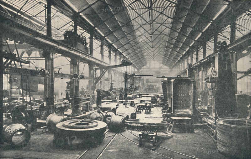 'Scene in a Boiler-shop', c1917. Artist: Unknown.