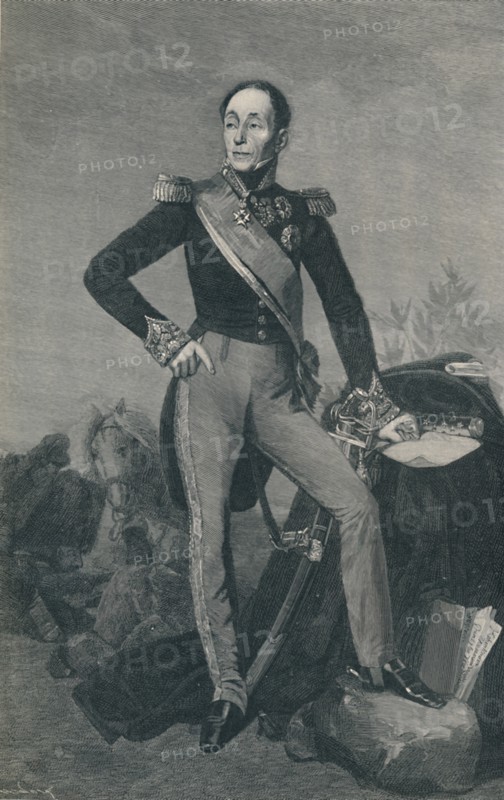 'Marshal Emmanuel, Marquis De Grouchy', c1834, (1896). Artist: Henry Wolf.